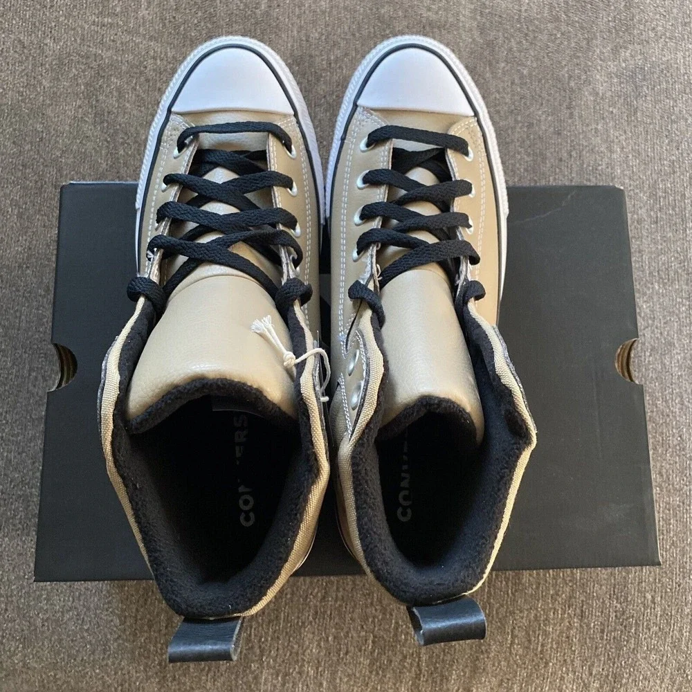 Converse Chuck Taylor All Star Berkshire Boot Hi Nomad Khaki Men Sz 10.5 A04475C